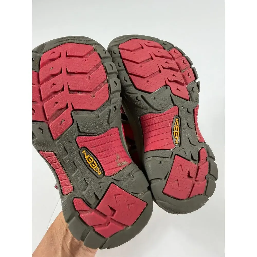 KEEN Newport H2 Waterproof Sport Sandals Raspberry Pink Gray Toddler Size 12